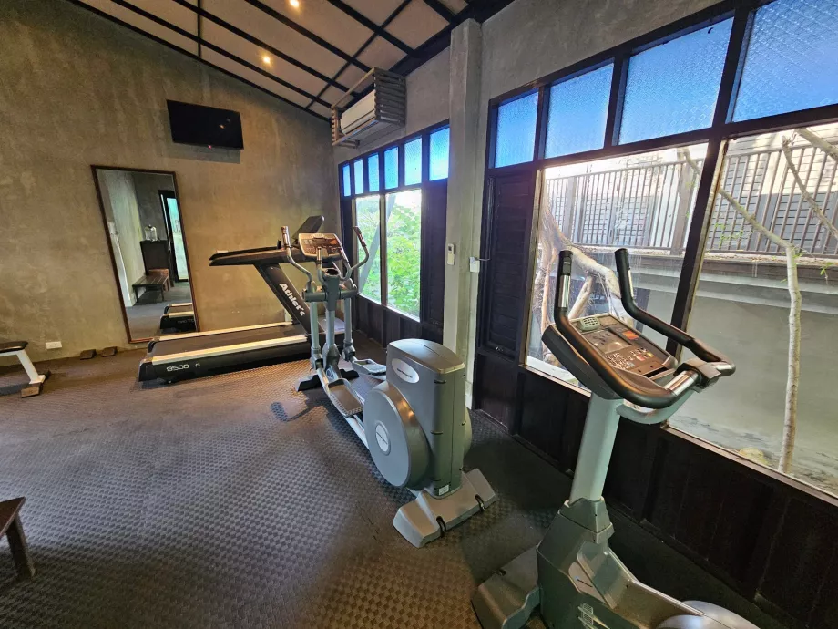 Тренажерний зал зі старим обладнанням