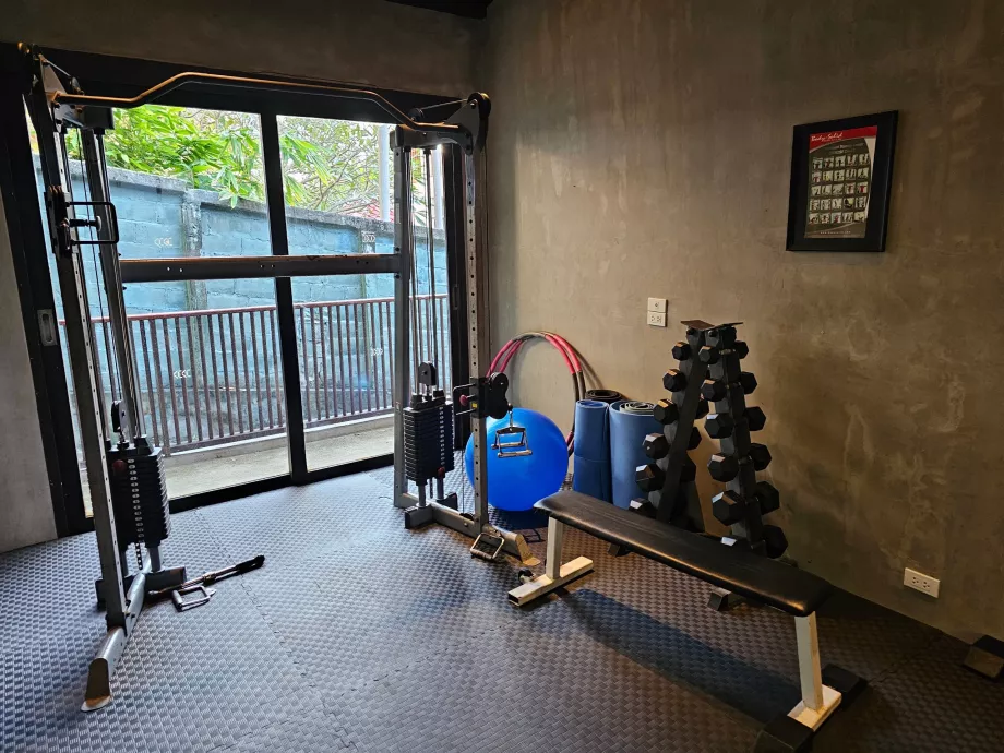 Тренажерний зал зі старим обладнанням