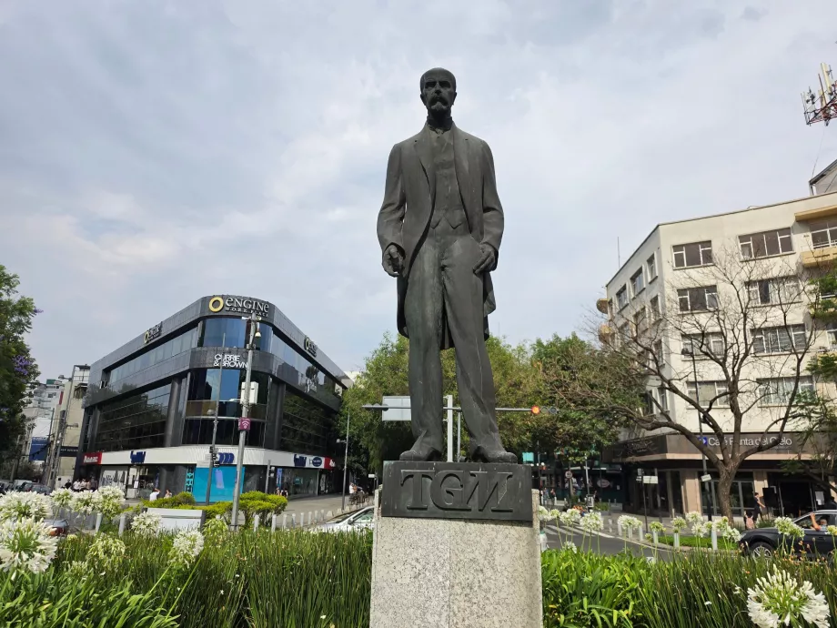 Поланко, пам'ятник Томашу Гаррігу Масарику