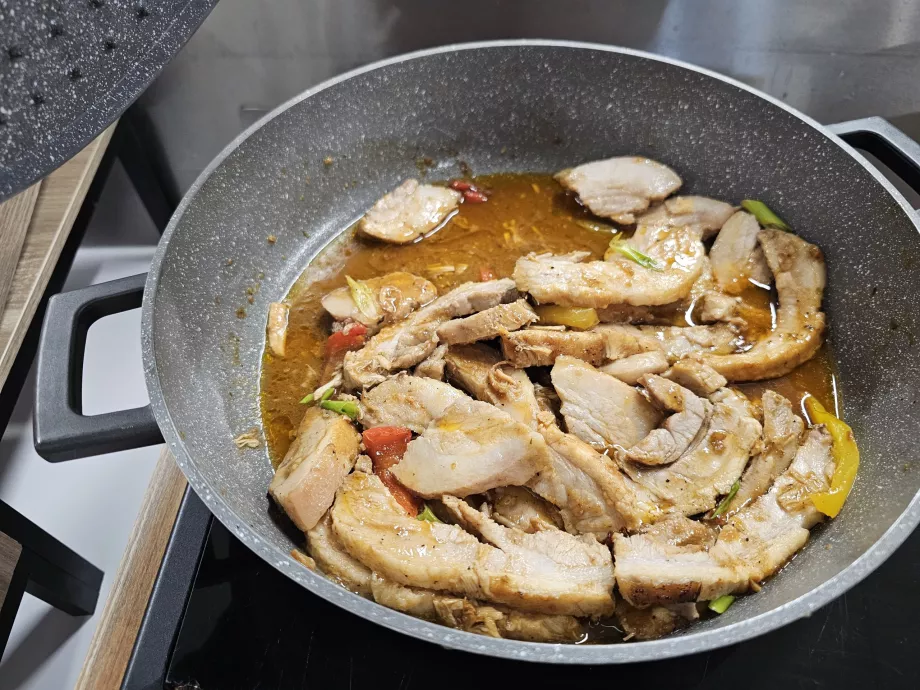 Свинина - обіднє меню