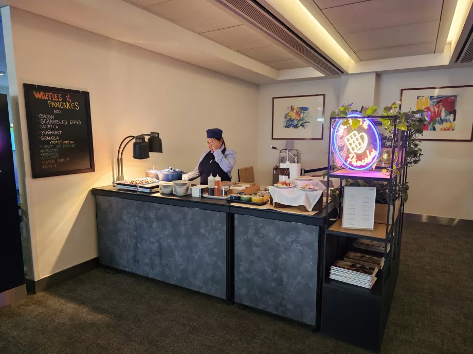 Стенд з вафлями та млинцями