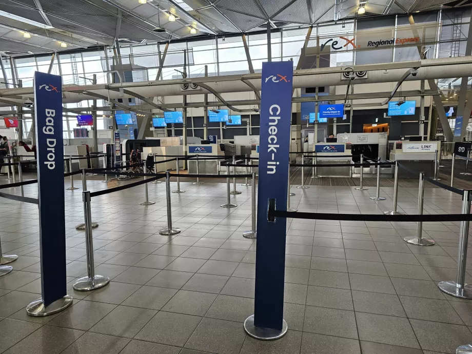 Реєстрація на рейс Rex Airlines