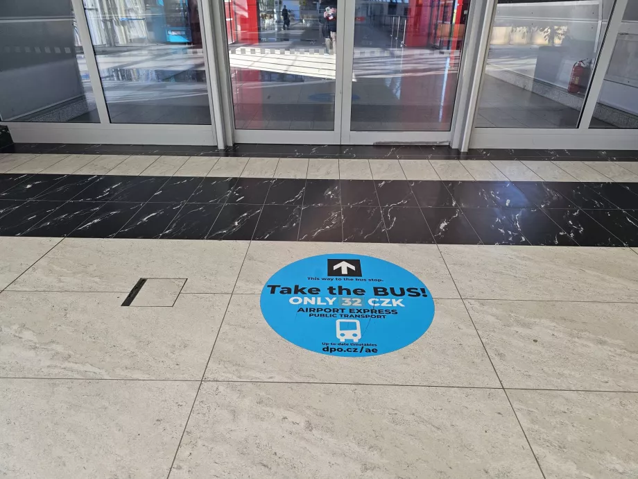 Напрямок до автобусної зупинки