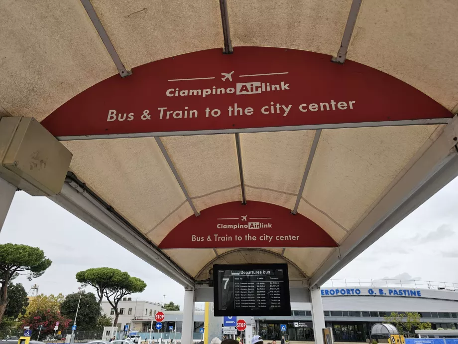 Автобусна зупинка Ciampino AirLink