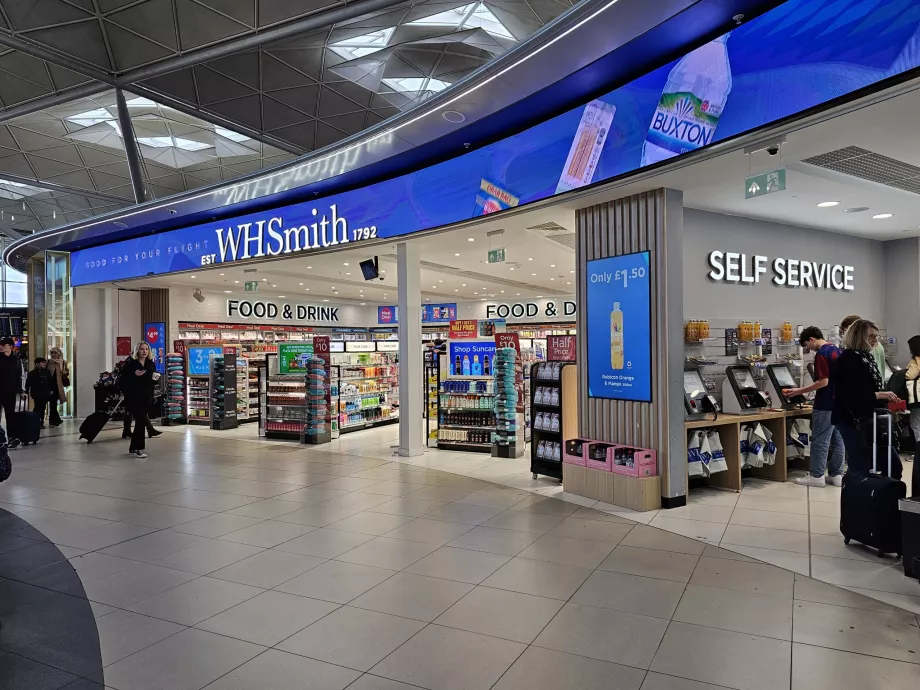 WHSmith, транзитна зона