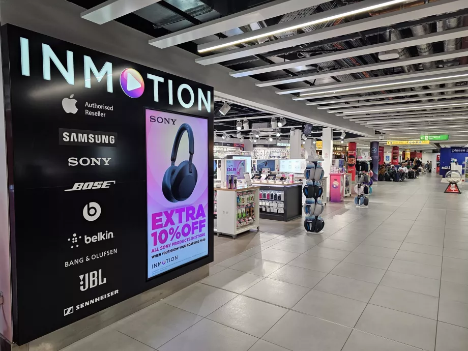 Магазин Inmotion, транзитна секція
