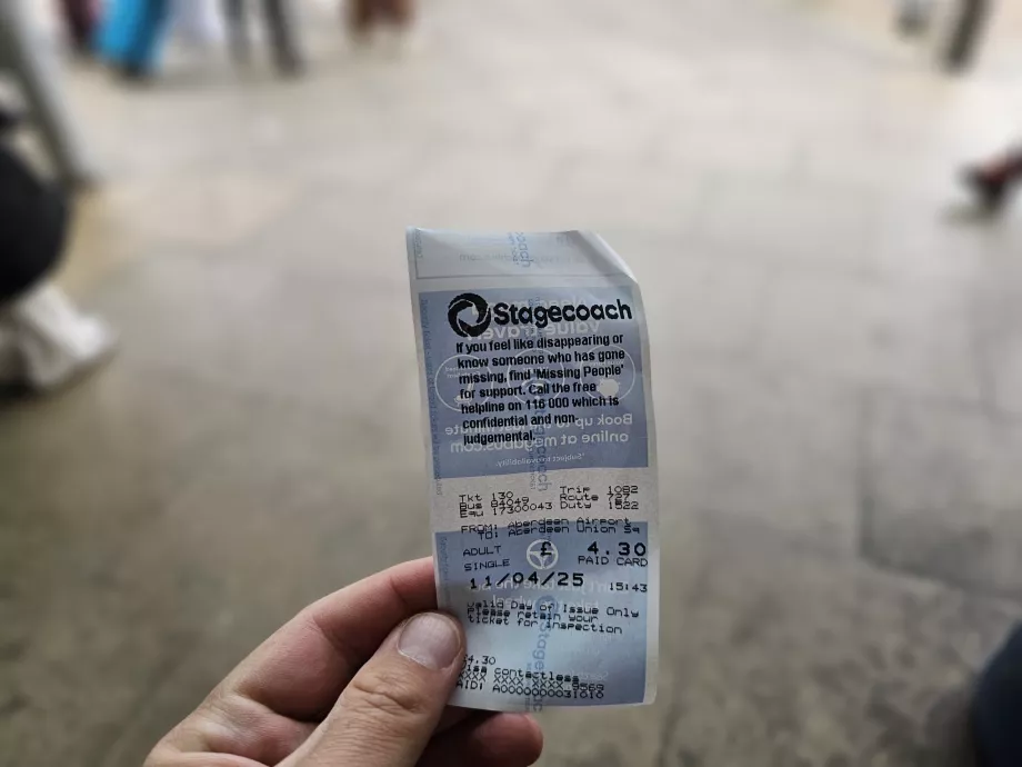 Квиток на автобус