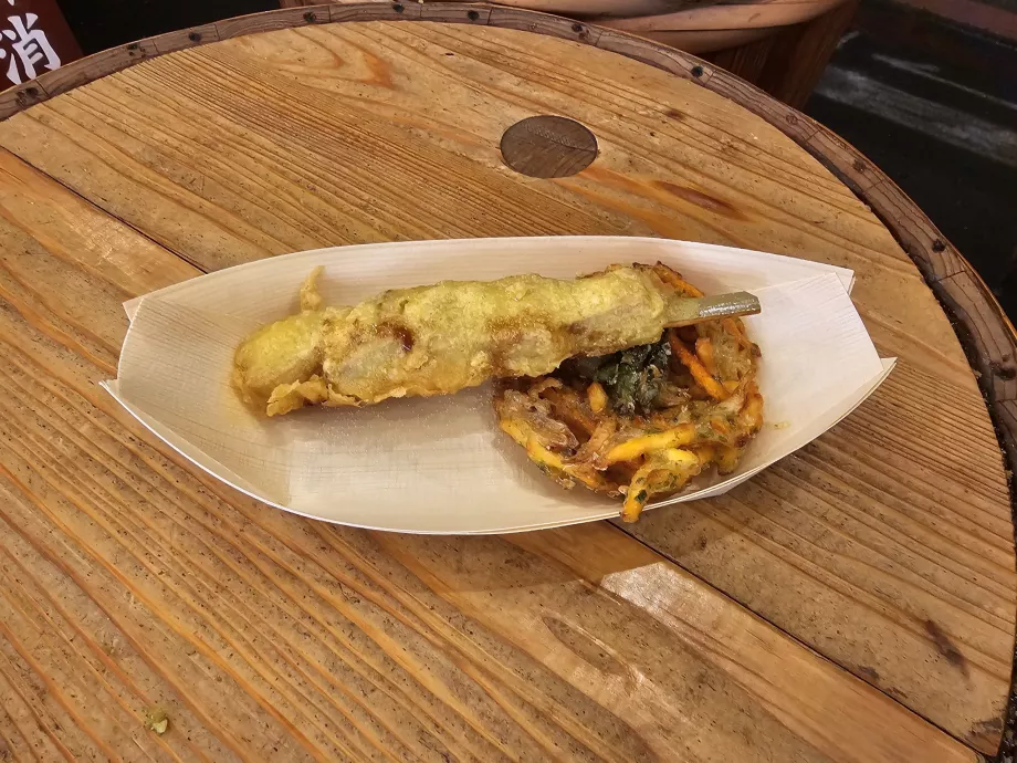 Моя темпура на ринку Нішікі