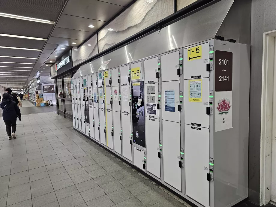 Шафки для зберігання багажу