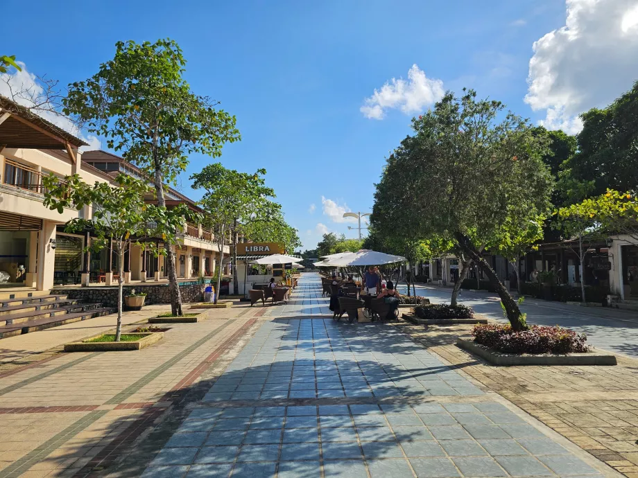 Торгова вулиця між залом вильоту та прильоту, громадська частина