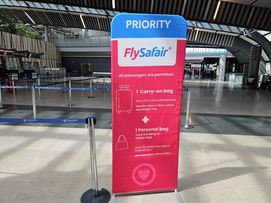 Реєстрація на рейс Flysafair