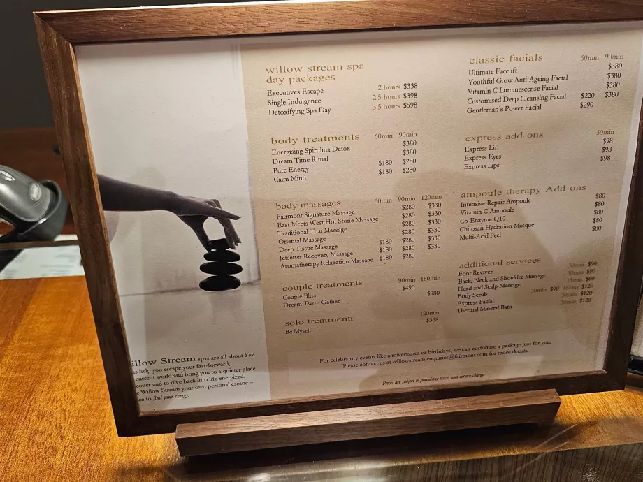 Ціни на спа-салони