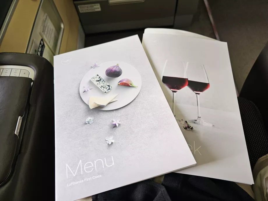 Друковане меню та винна карта