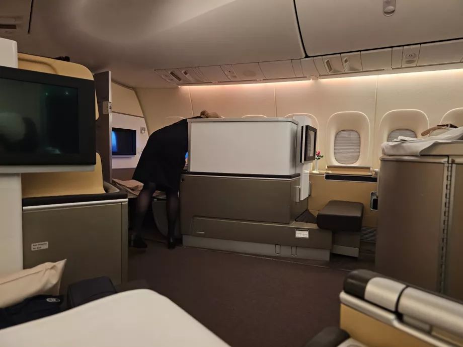 Салон першого класу з місця 2A