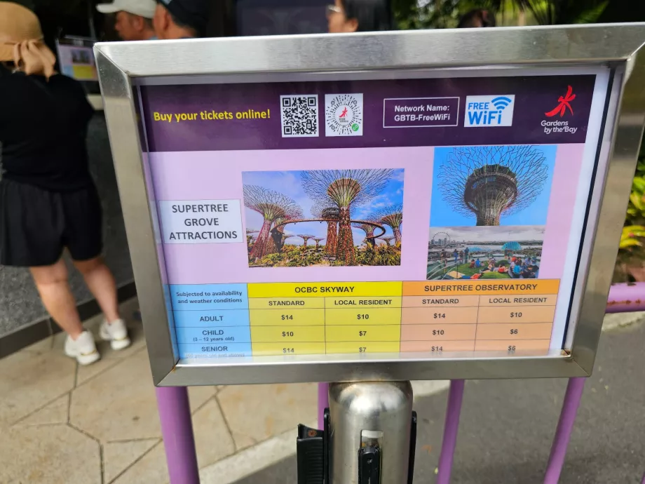 Сади біля затоки, вхід до обсерваторії Supertree