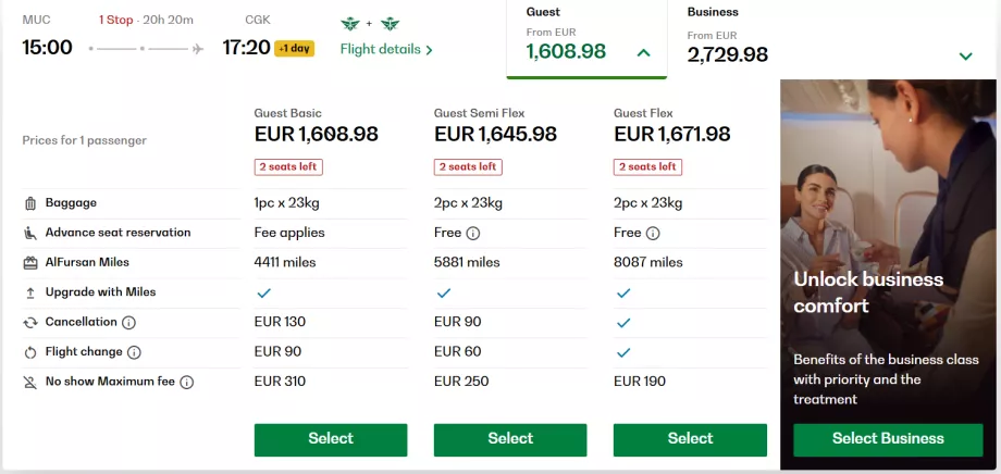 Тарифи економічного класу