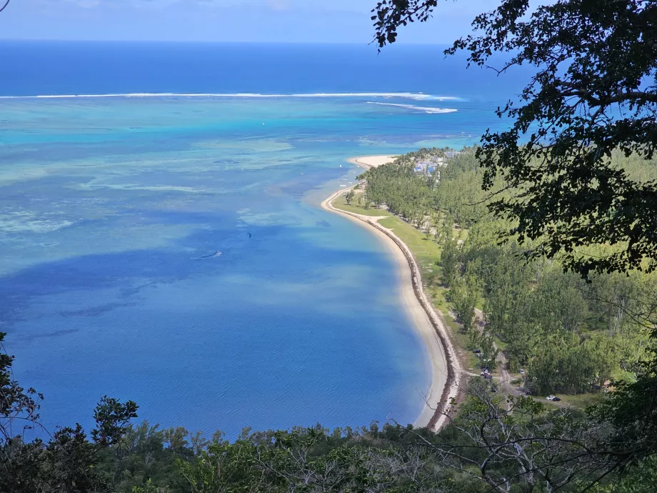 Вид на лагуну Le Morne Kite Lagoon