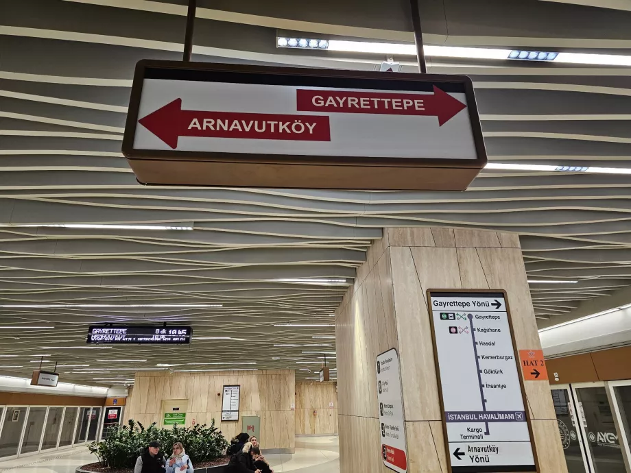 Напрямок Гайреттепе до центру