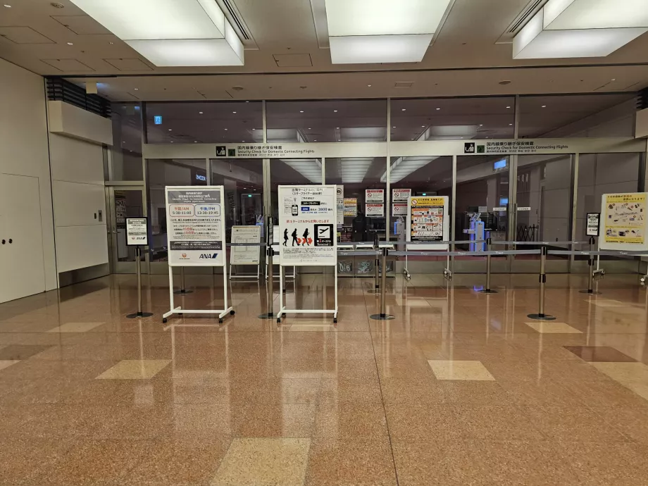 Перевірка на безпеку для внутрішніх стикувальних рейсів