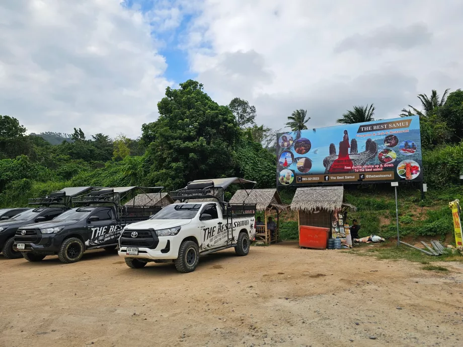 Транспортування джипів до Перекривного каменю 2