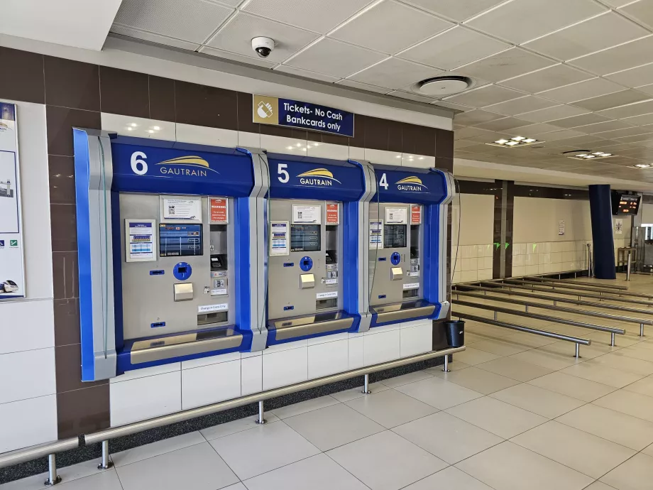 Автомат з продажу квитків на Gautrain