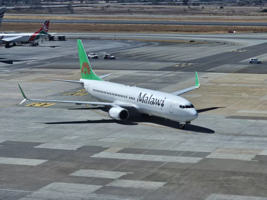 Малавійські авіалінії, Boeing 737 в аеропорту Йоганнесбурга