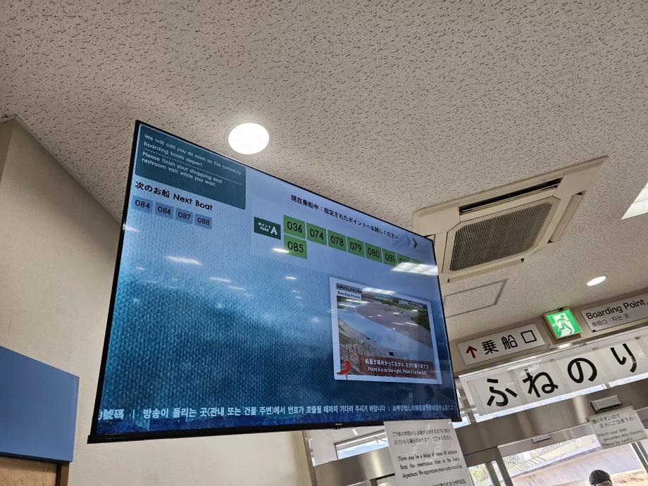 Посадка на корабель за номерами