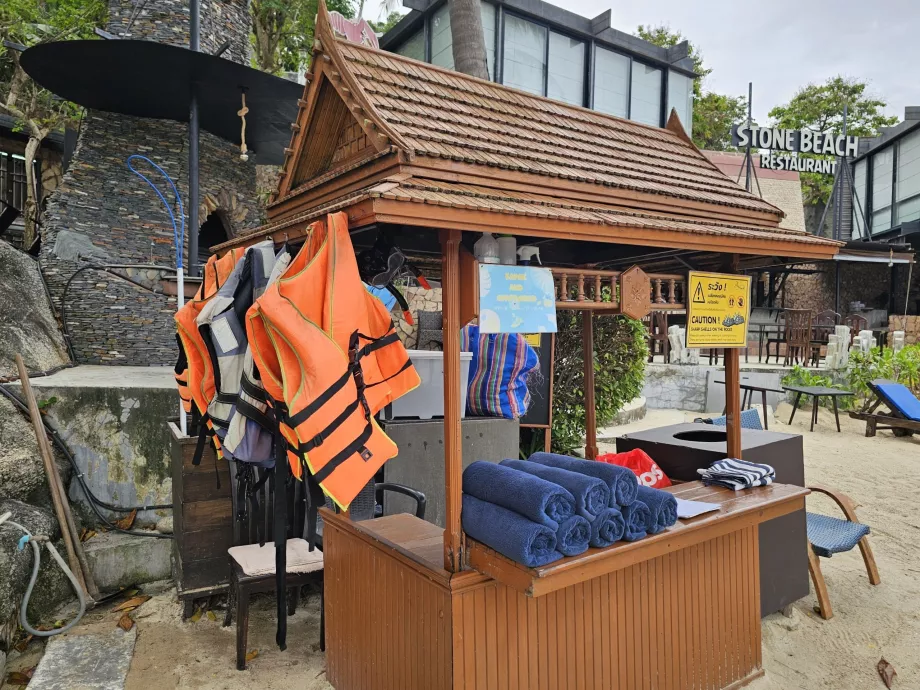 Прокат рушників на пляжі готелю