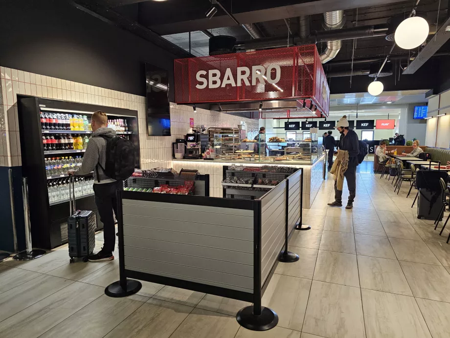 Ресторан Sbarro, не шенгенська частина