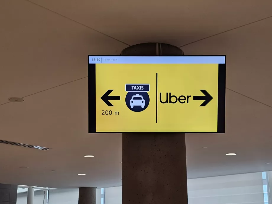 Як дістатися до таксі / Uber