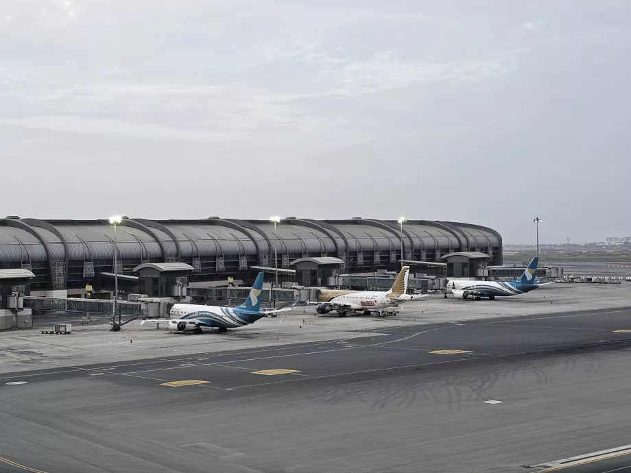 Вид на літак перед залом вильоту