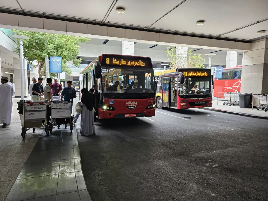 Автобуси ліній 8 та A1