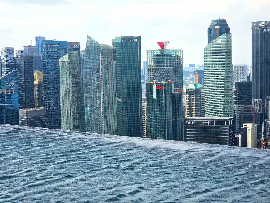 Нескінченний басейн у готелі Marina Bay Sands