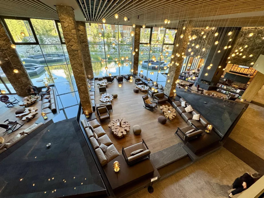Вестибюль зі ставком Swissotel Damian Jasna