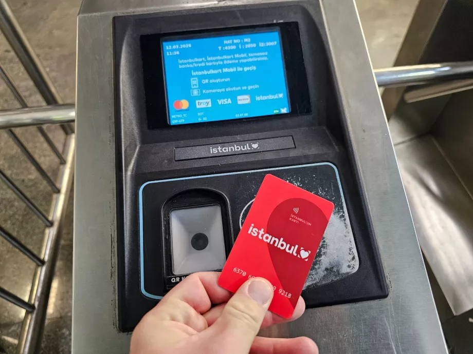 Використання Istanbulkart