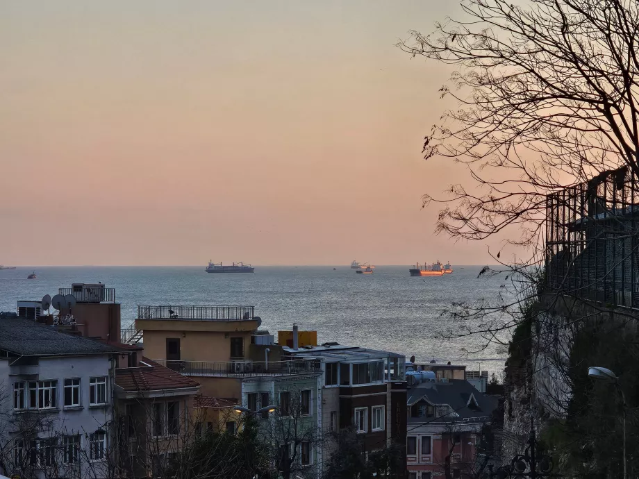 Вид з вулиць під Блакитною мечеттю