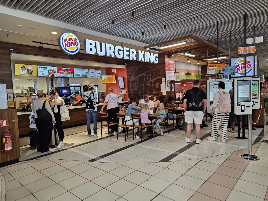 Burger King, транзитна зона
