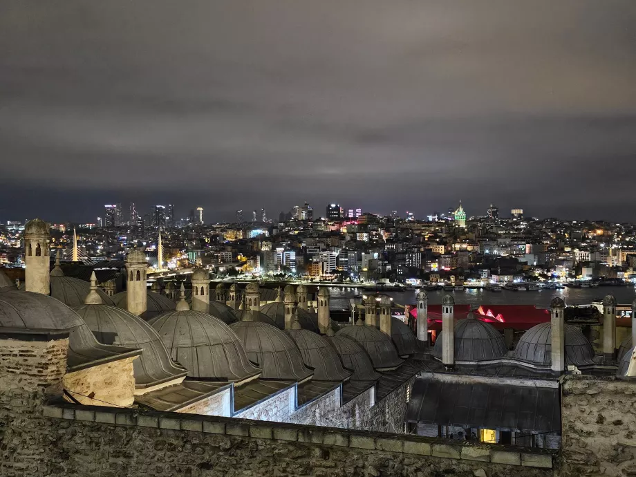 Мечеть Сулеймана, вид на Стамбул