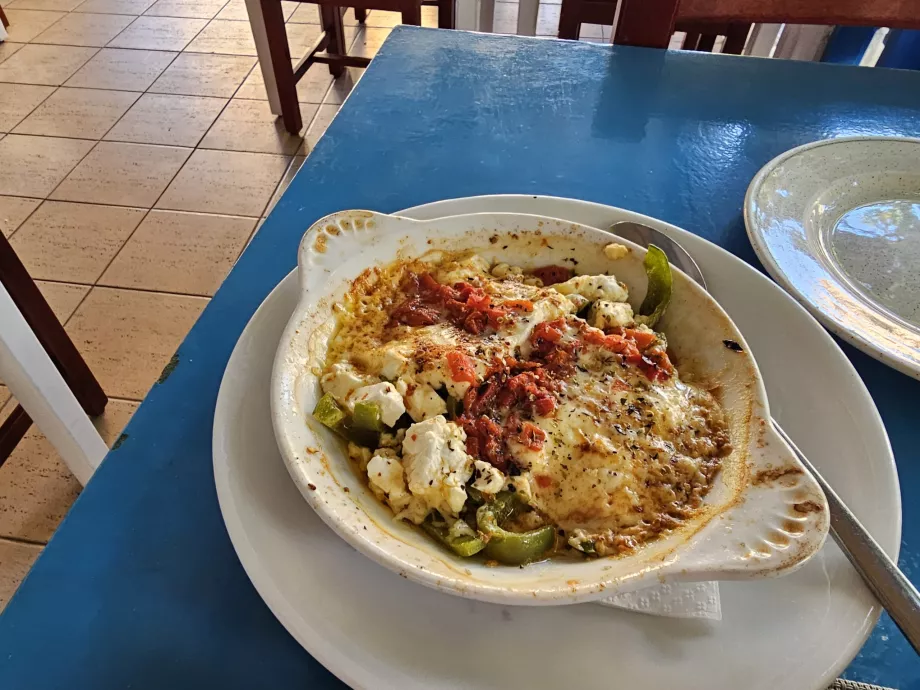 Запечена бринза