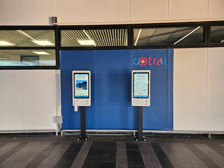 Автомати з продажу квитків на автобуси Cotral
