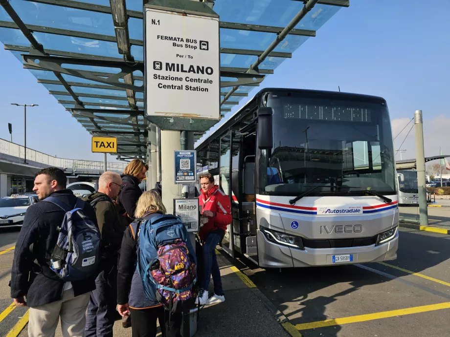 Автобусний напрямок Milano Centrale