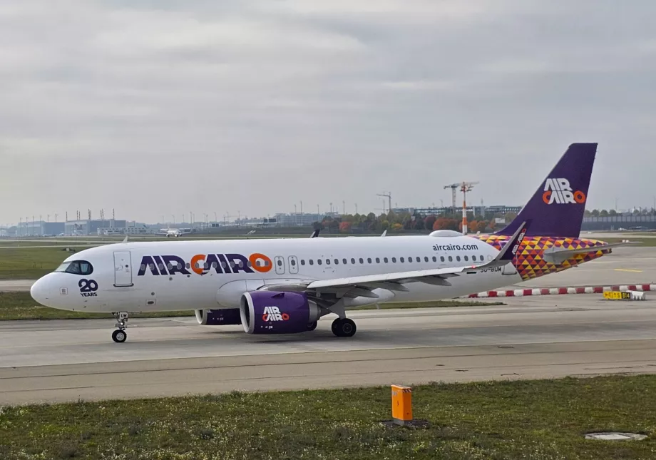 Air Cairo, Airbus A320 в аеропорту Мюнхена MUC