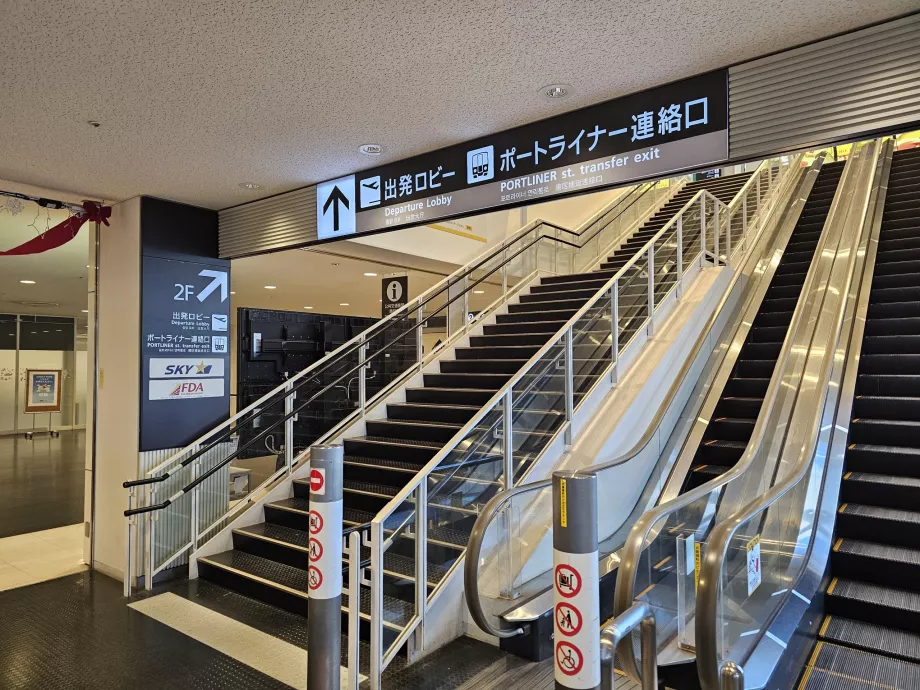 Сходи до монорельсової дороги Portliner