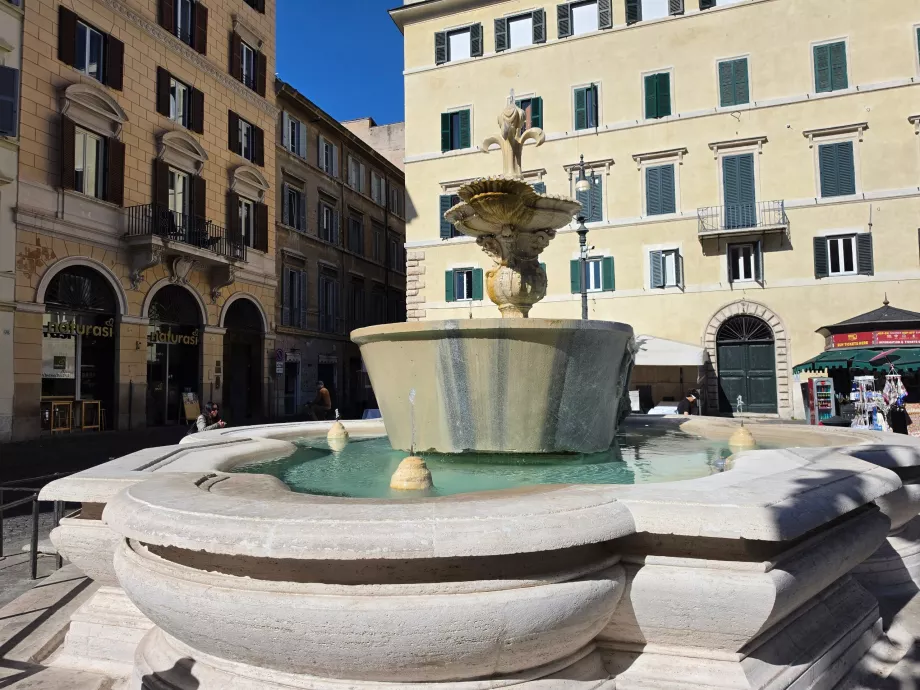 Campo de' Fiori, фонтан