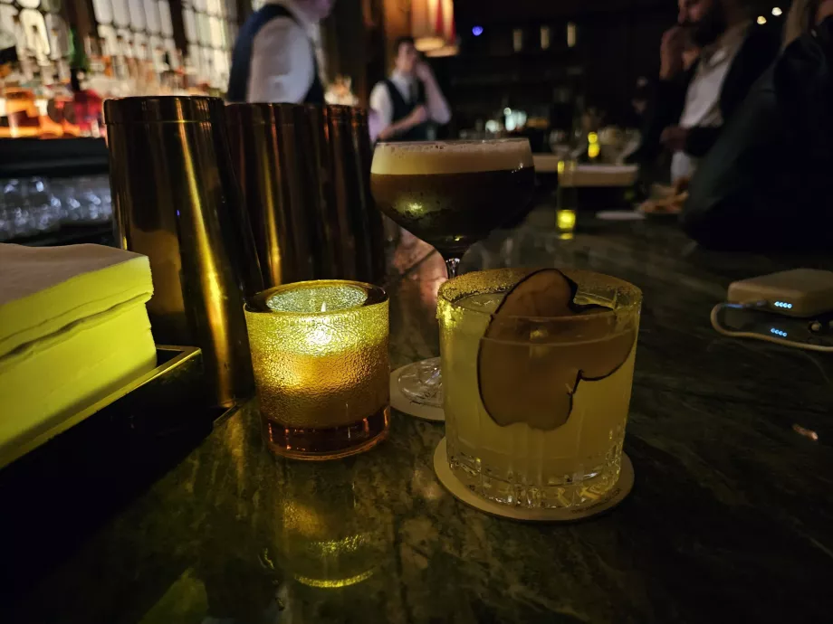 Campbell Bar, коктейлі