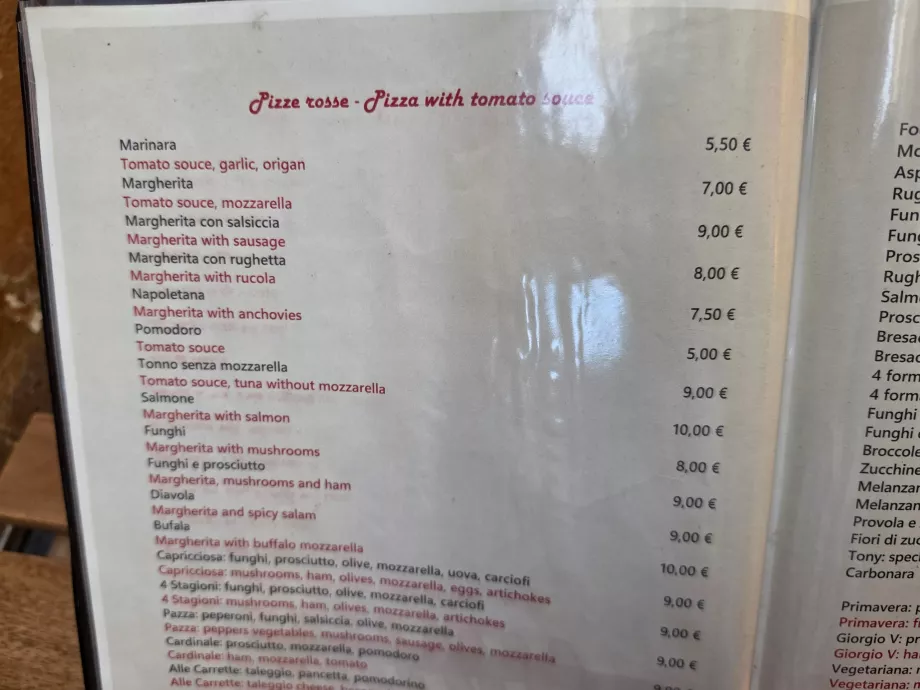 Піцерія alle Carrette
