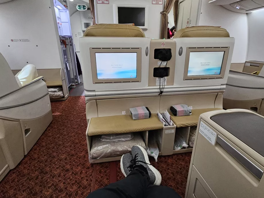 Простір для ніг, Boeing 787, сидіння 2D
