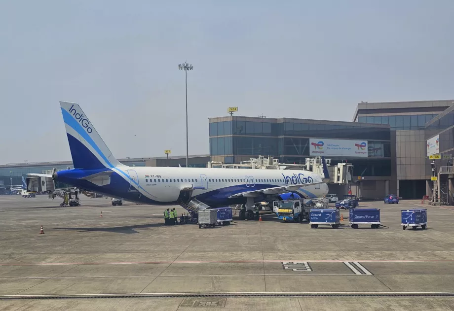 IndiGo, Airbus A320, аеропорт Мумбаї