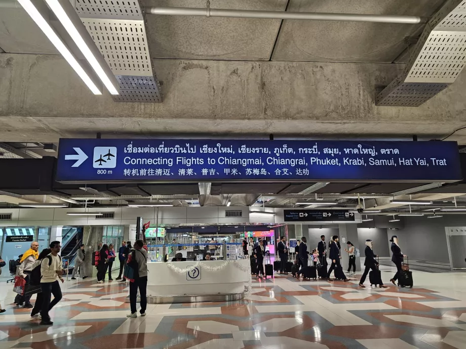 Пересадка з міжнародних рейсів на внутрішні