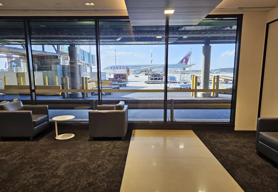 ANZ Lounge, вид на територію